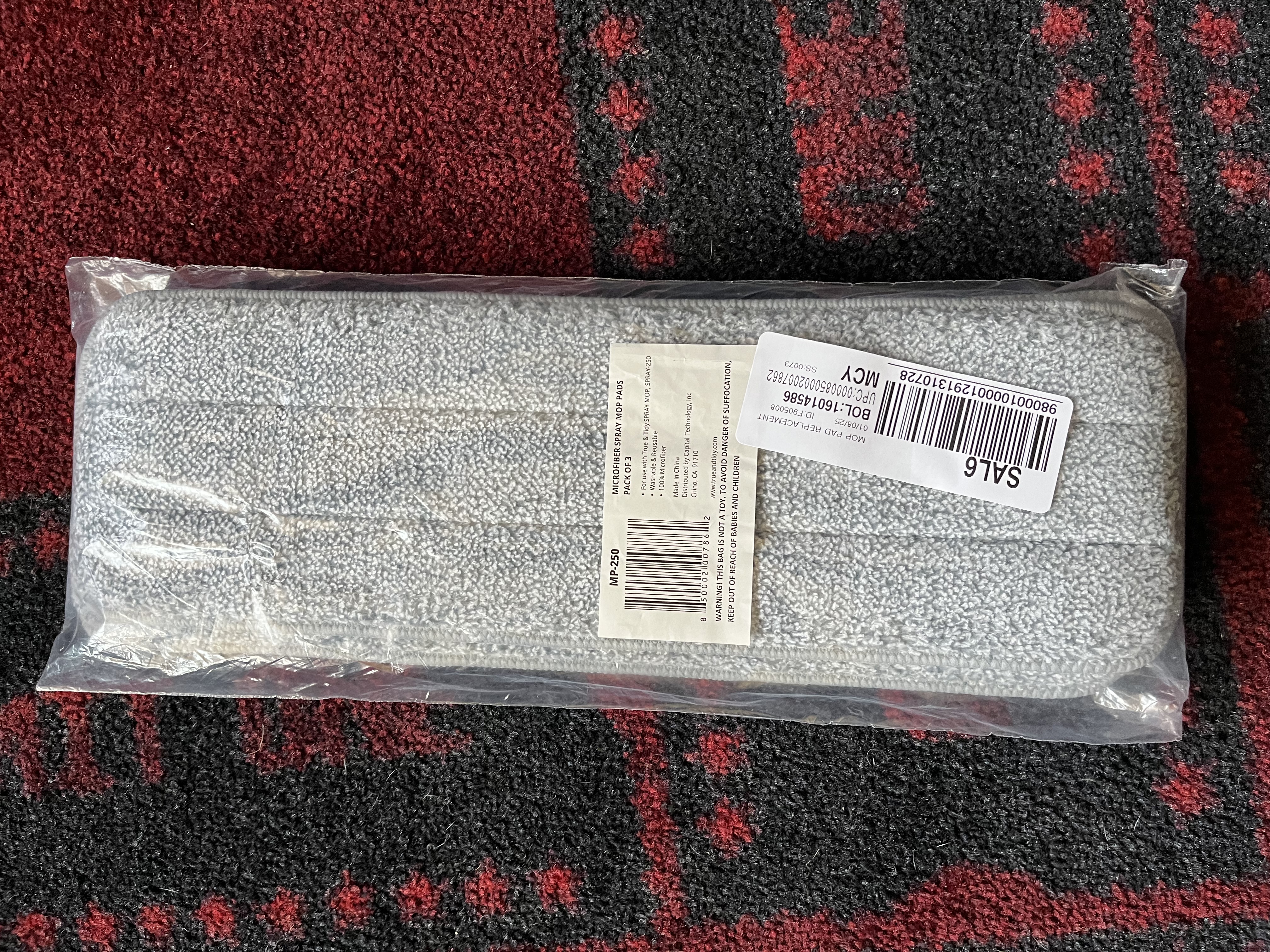 Microfiber
mop pads