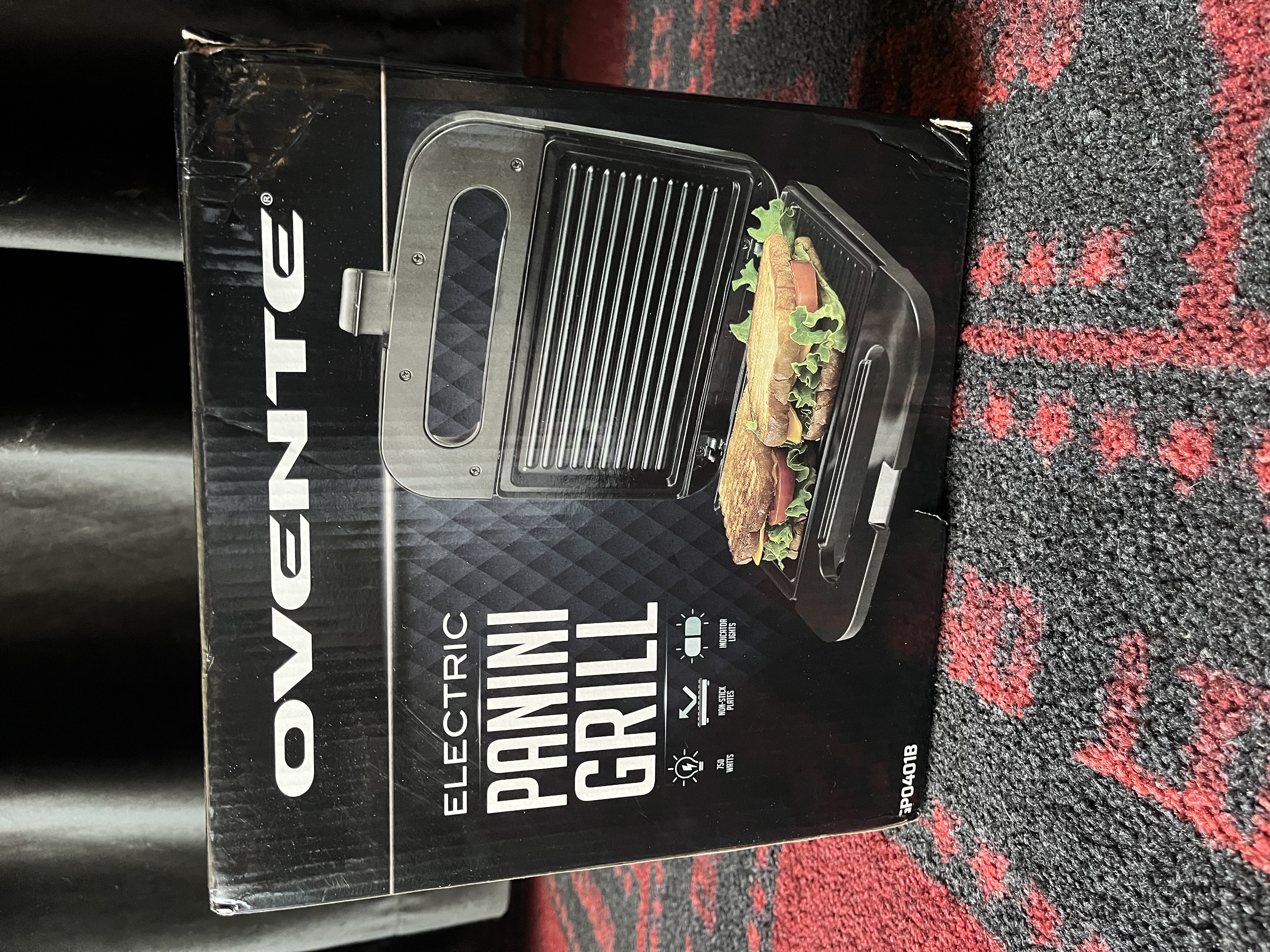 Electric panini
grill