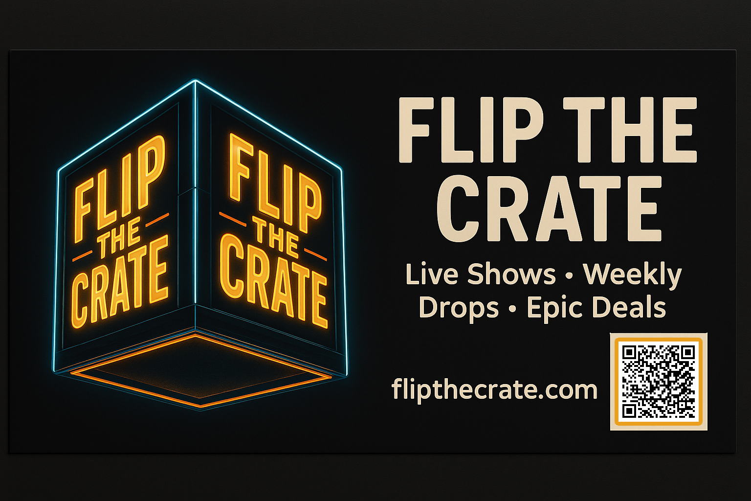 Flip The Crate Banner